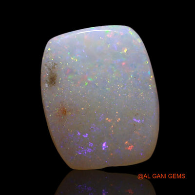 Natural Untreated Fire Opal Loose Gemstone Square Cabochon From Australia 1.40 Cts 10x8x2 mm AG-61