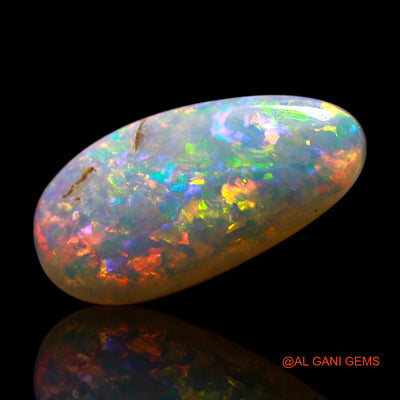 2.00 Cts Natural Australian Fire Opal Loose Gemstone Pear Cabochon 15x7x3 mm AG-621