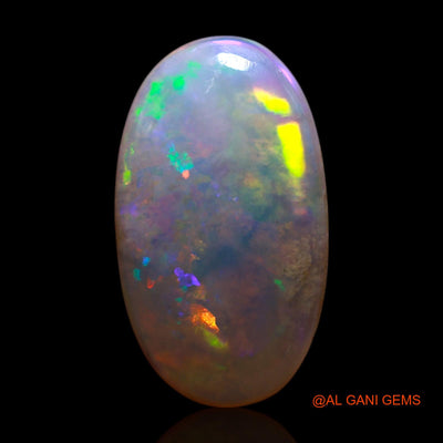 Natural Fire Opal Gemstone 3.00 Cts Loose Oval Cabochon From Australia 14x8x4 mm AG-622