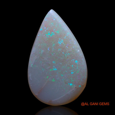 2.00 Cts Natural Australian Fire Opal Loose Gemstone Pear Cabochon 14x9x2 mm AG-623