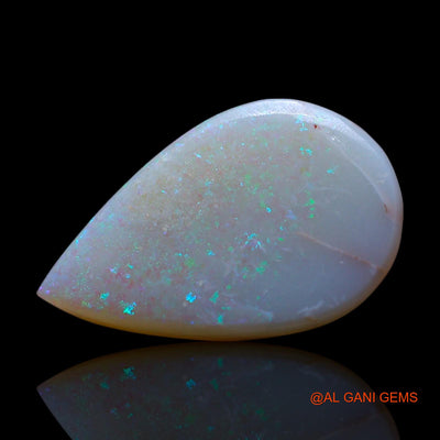2.00 Cts Natural Australian Fire Opal Loose Gemstone Pear Cabochon 14x9x2 mm AG-623