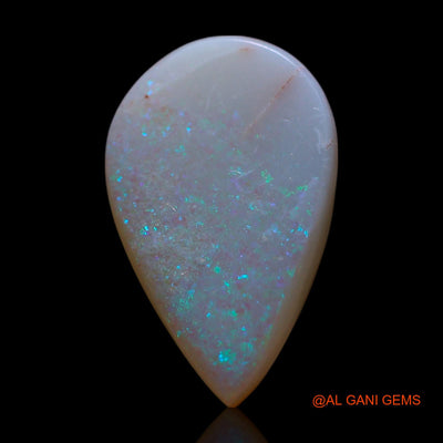 2.00 Cts Natural Australian Fire Opal Loose Gemstone Pear Cabochon 14x9x2 mm AG-623