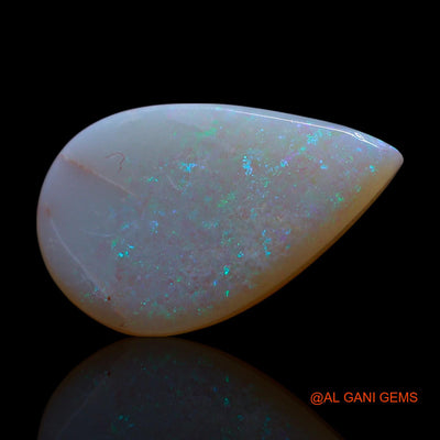 2.00 Cts Natural Australian Fire Opal Loose Gemstone Pear Cabochon 14x9x2 mm AG-623