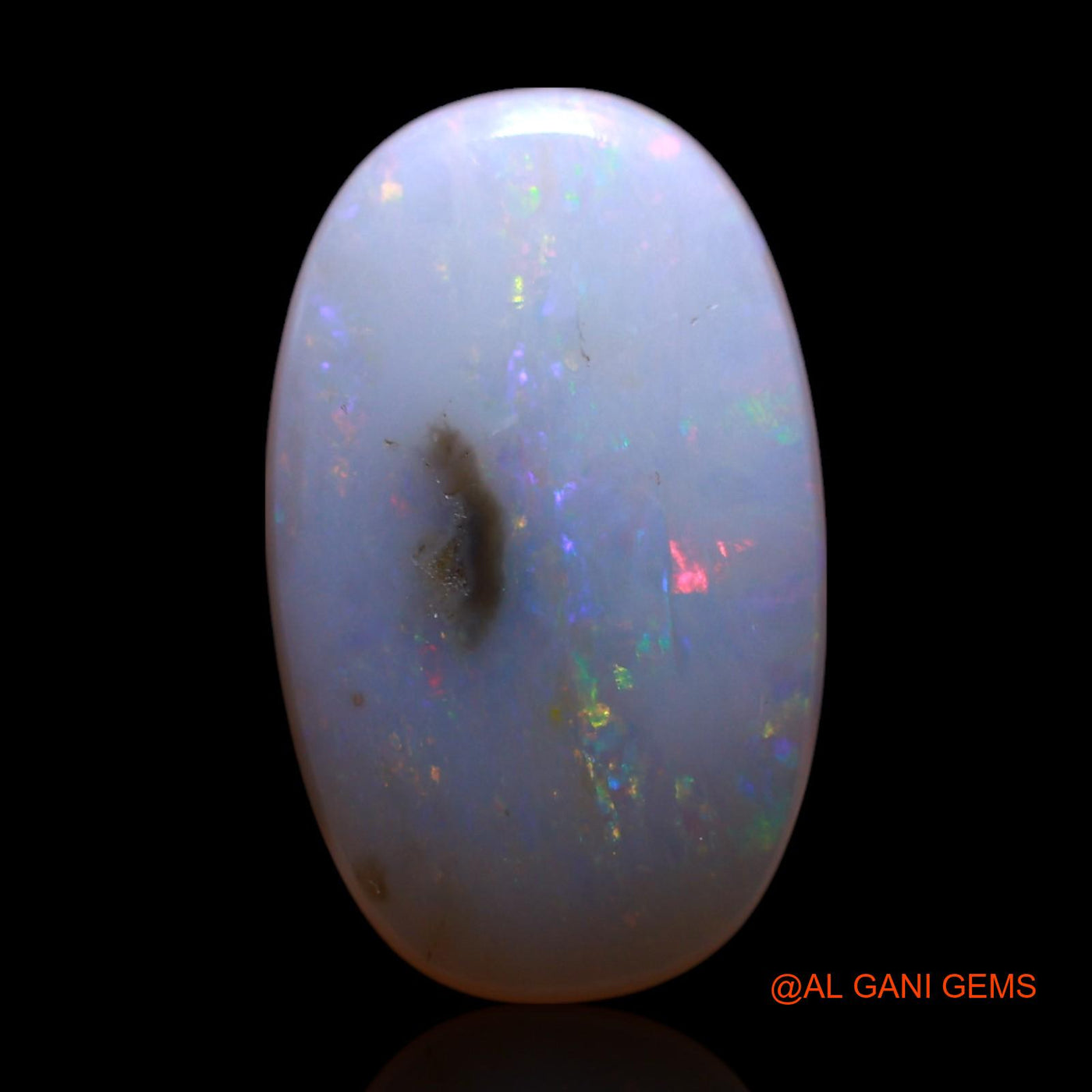 2.00 Cts Natural Australian Fire Opal Loose Gemstone Oval Cabochon 14x9x3 mm AG-624