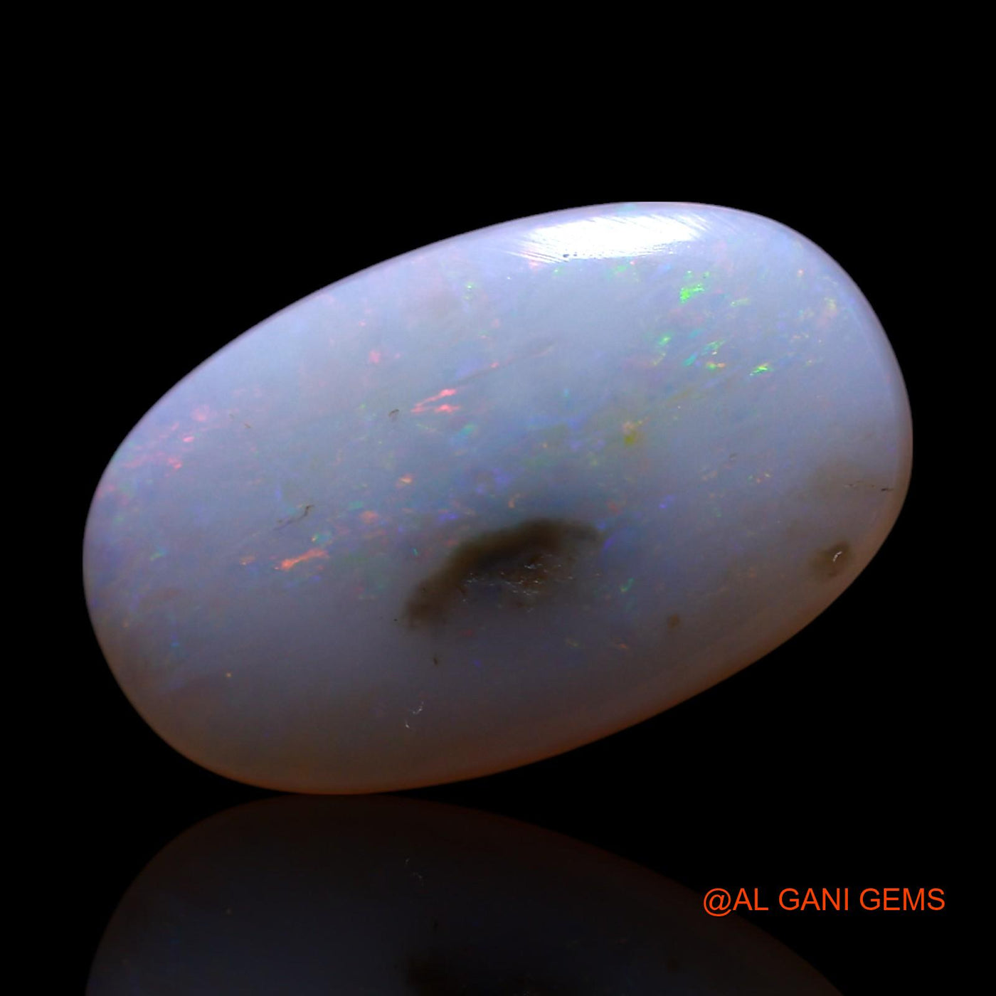2.00 Cts Natural Australian Fire Opal Loose Gemstone Oval Cabochon 14x9x3 mm AG-624