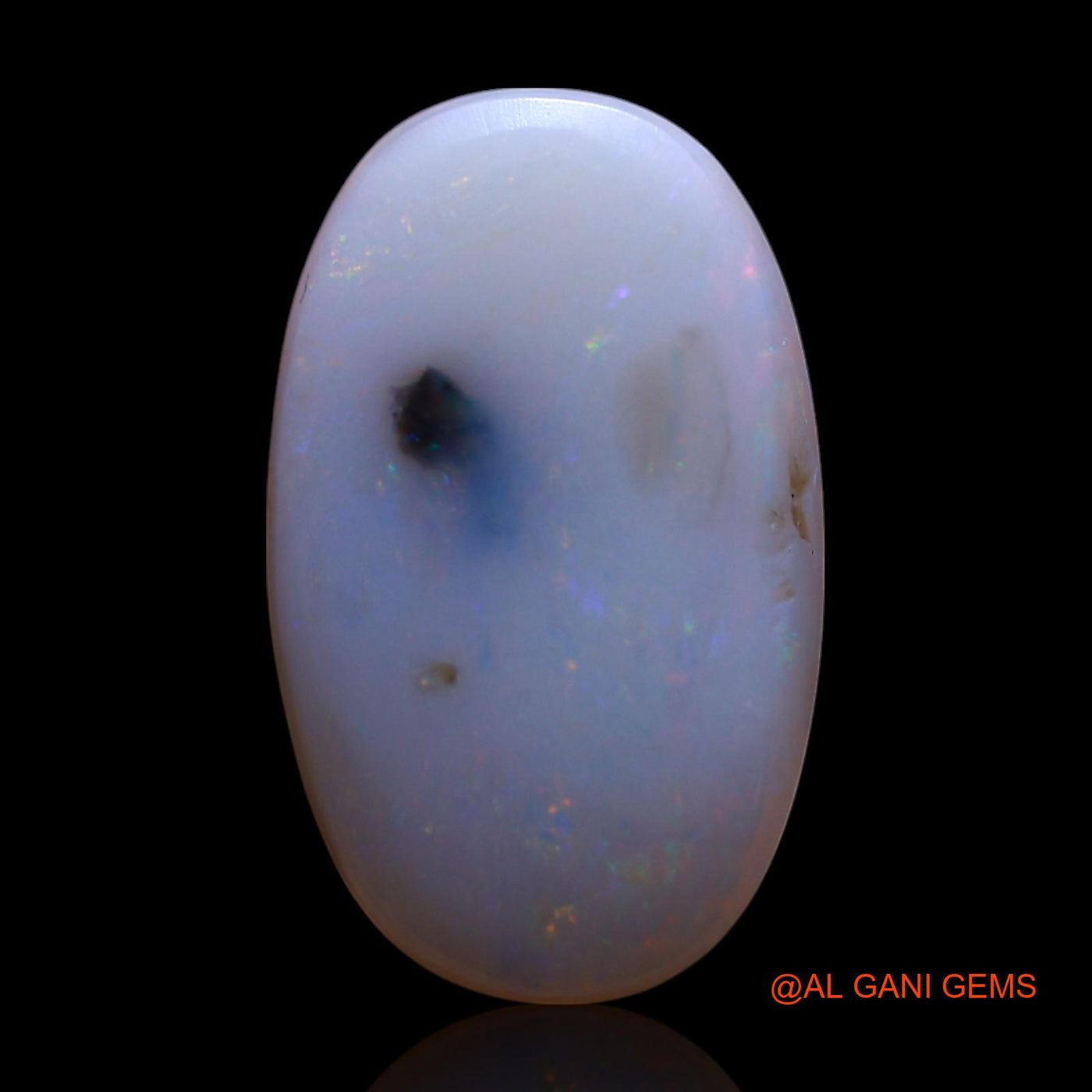 2.00 Cts Natural Australian Fire Opal Loose Gemstone Oval Cabochon 14x9x3 mm AG-624