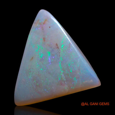 Natural Untreated Fire Opal Loose Gemstone Trillion Cabochon From Australia 2.00 Cts 12x11x3 mm AG-625