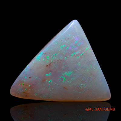Natural Untreated Fire Opal Loose Gemstone Trillion Cabochon From Australia 2.00 Cts 12x11x3 mm AG-625