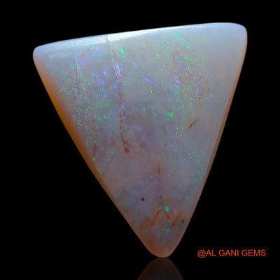Natural Untreated Fire Opal Loose Gemstone Trillion Cabochon From Australia 2.00 Cts 12x11x3 mm AG-625