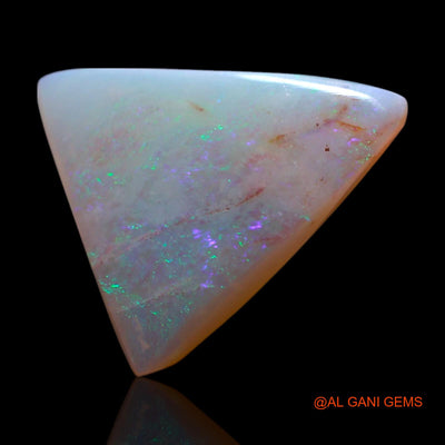 Natural Untreated Fire Opal Loose Gemstone Trillion Cabochon From Australia 2.00 Cts 12x11x3 mm AG-625