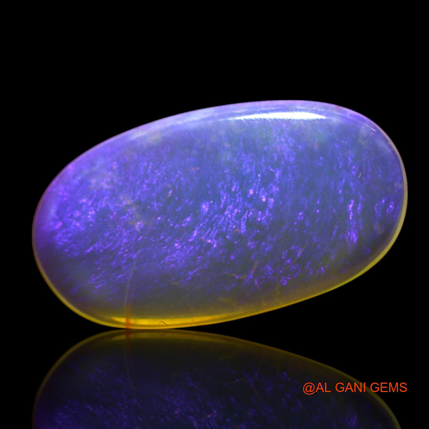 2.00 Cts Natural Australian Fire Opal Loose Gemstone Oval Cabochon 15x8x2 mm AG-626