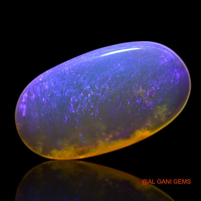 2.00 Cts Natural Australian Fire Opal Loose Gemstone Oval Cabochon 15x8x2 mm AG-626
