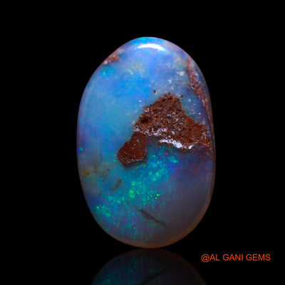 Natural Untreated Fire Opal Loose Gemstone Oval Cabochon From Australia 2.00 Cts 14x9x3 mm AG-627