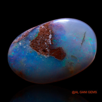 Natural Untreated Fire Opal Loose Gemstone Oval Cabochon From Australia 2.00 Cts 14x9x3 mm AG-627