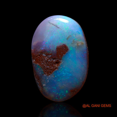 Natural Untreated Fire Opal Loose Gemstone Oval Cabochon From Australia 2.00 Cts 14x9x3 mm AG-627