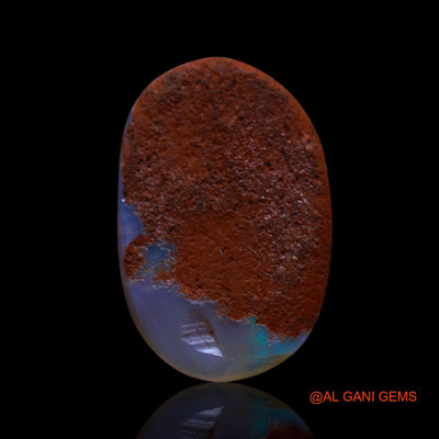 Natural Untreated Fire Opal Loose Gemstone Oval Cabochon From Australia 2.00 Cts 14x9x3 mm AG-627