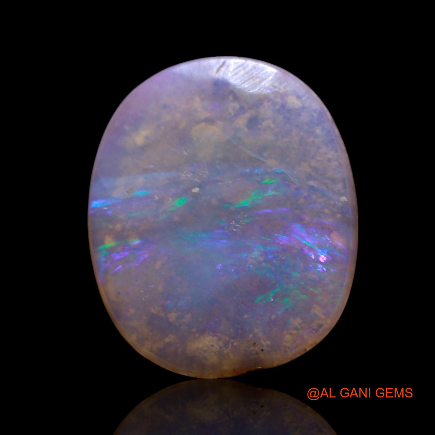 2.00 Cts Natural Australian Fire Opal Loose Gemstone Oval Cabochon 13x11x2 mm AG-628