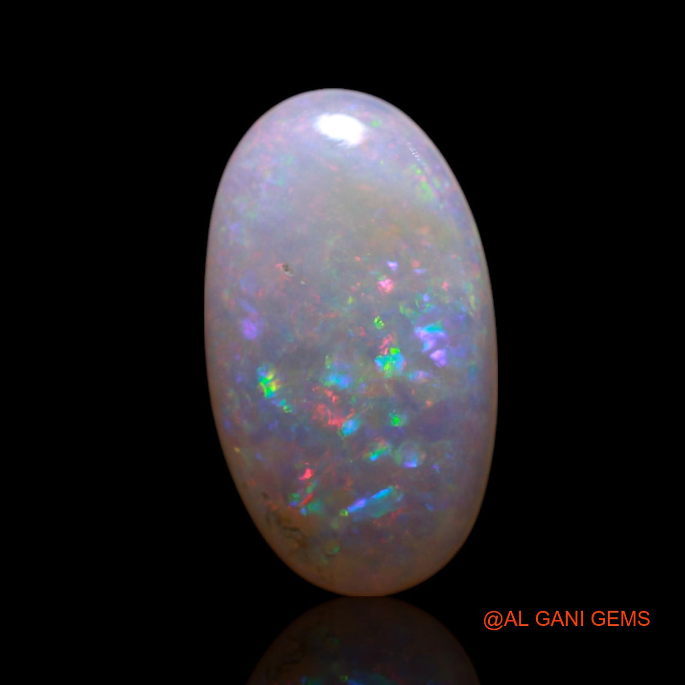 Natural Fire Opal Gemstone 1.00 Cts Loose Oval Cabochon From Australia 12x6x2 mm AG-62