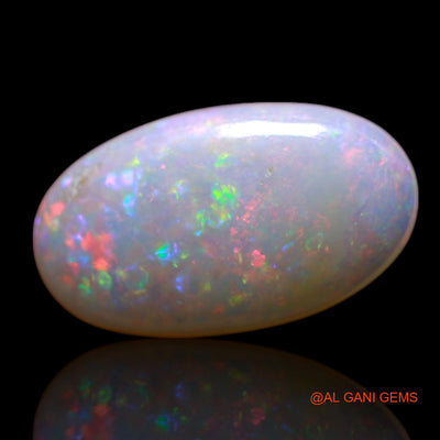 Natural Fire Opal Gemstone 1.00 Cts Loose Oval Cabochon From Australia 12x6x2 mm AG-62