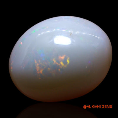 Natural Fire Opal Gemstone 4.00 Cts Loose Oval Cabochon From Australia 13x10x5 mm AG-630