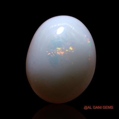 Natural Fire Opal Gemstone 4.00 Cts Loose Oval Cabochon From Australia 13x10x5 mm AG-630