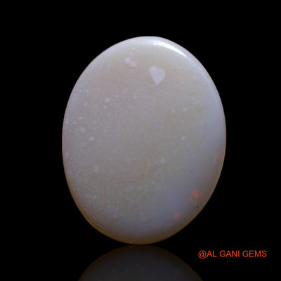 Natural Fire Opal Gemstone 4.00 Cts Loose Oval Cabochon From Australia 13x10x5 mm AG-630
