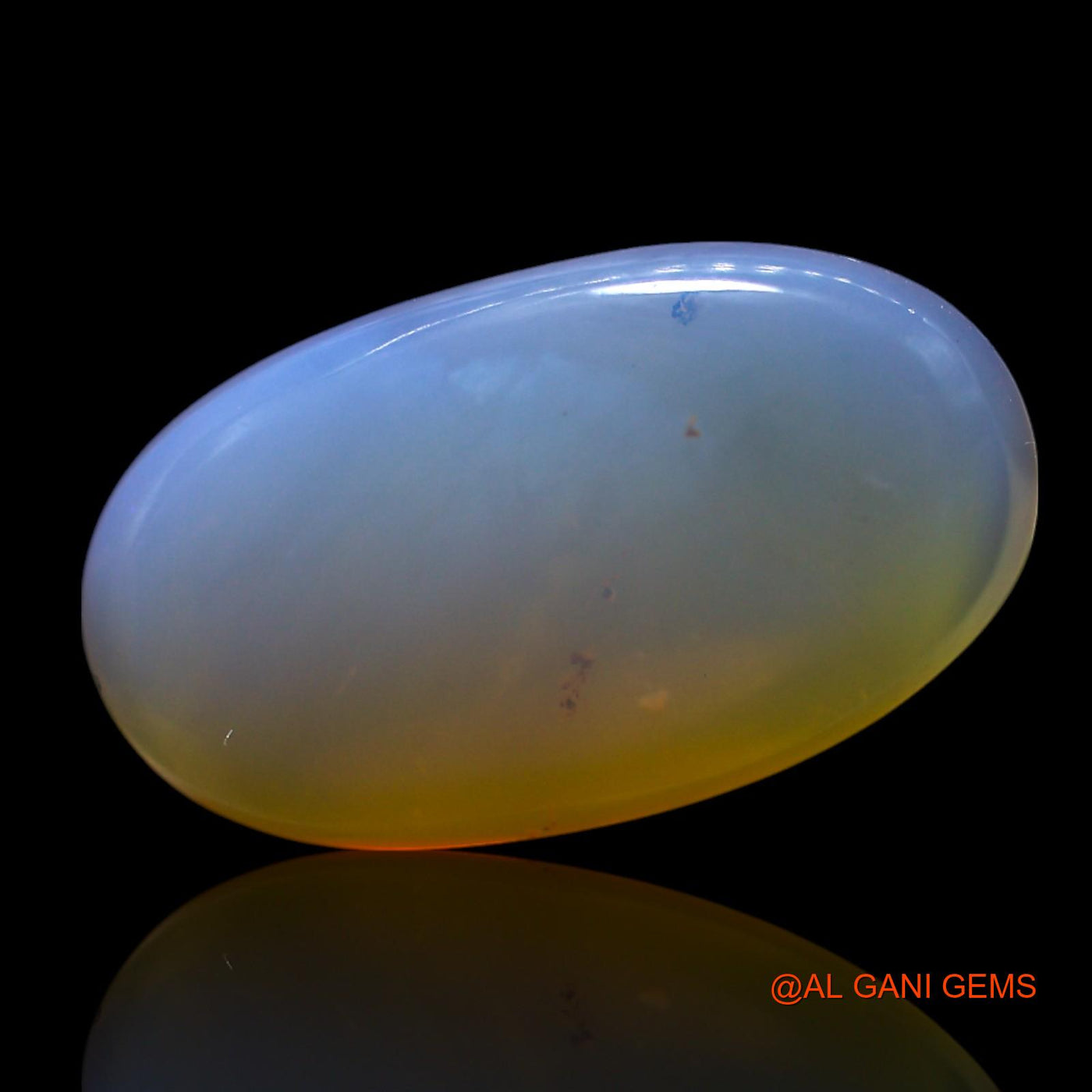 Natural Untreated Fire Opal Loose Gemstone Oval Cabochon From Australia 5.00 Cts 15x8x5 mm AG-633