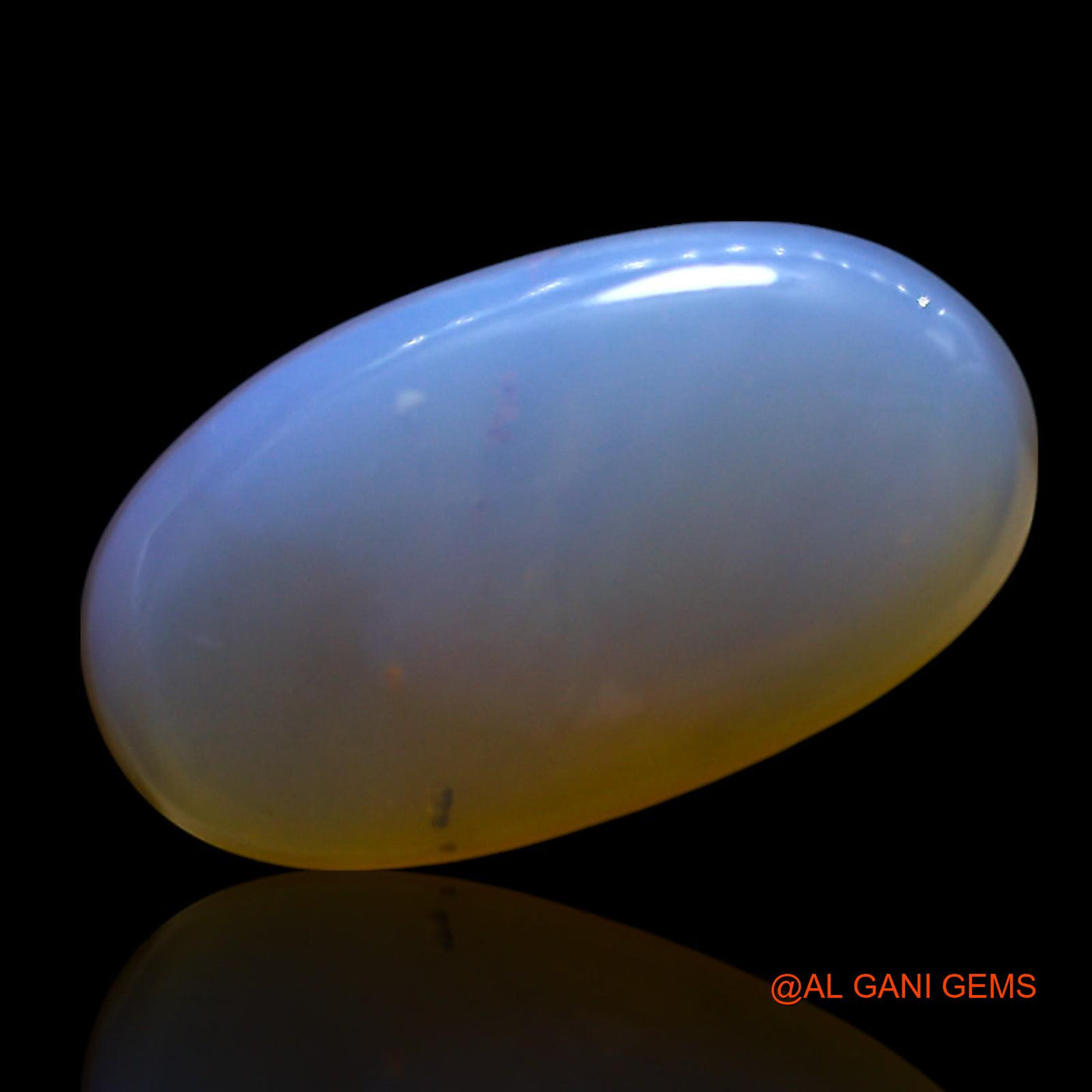 Natural Untreated Fire Opal Loose Gemstone Oval Cabochon From Australia 5.00 Cts 15x8x5 mm AG-633