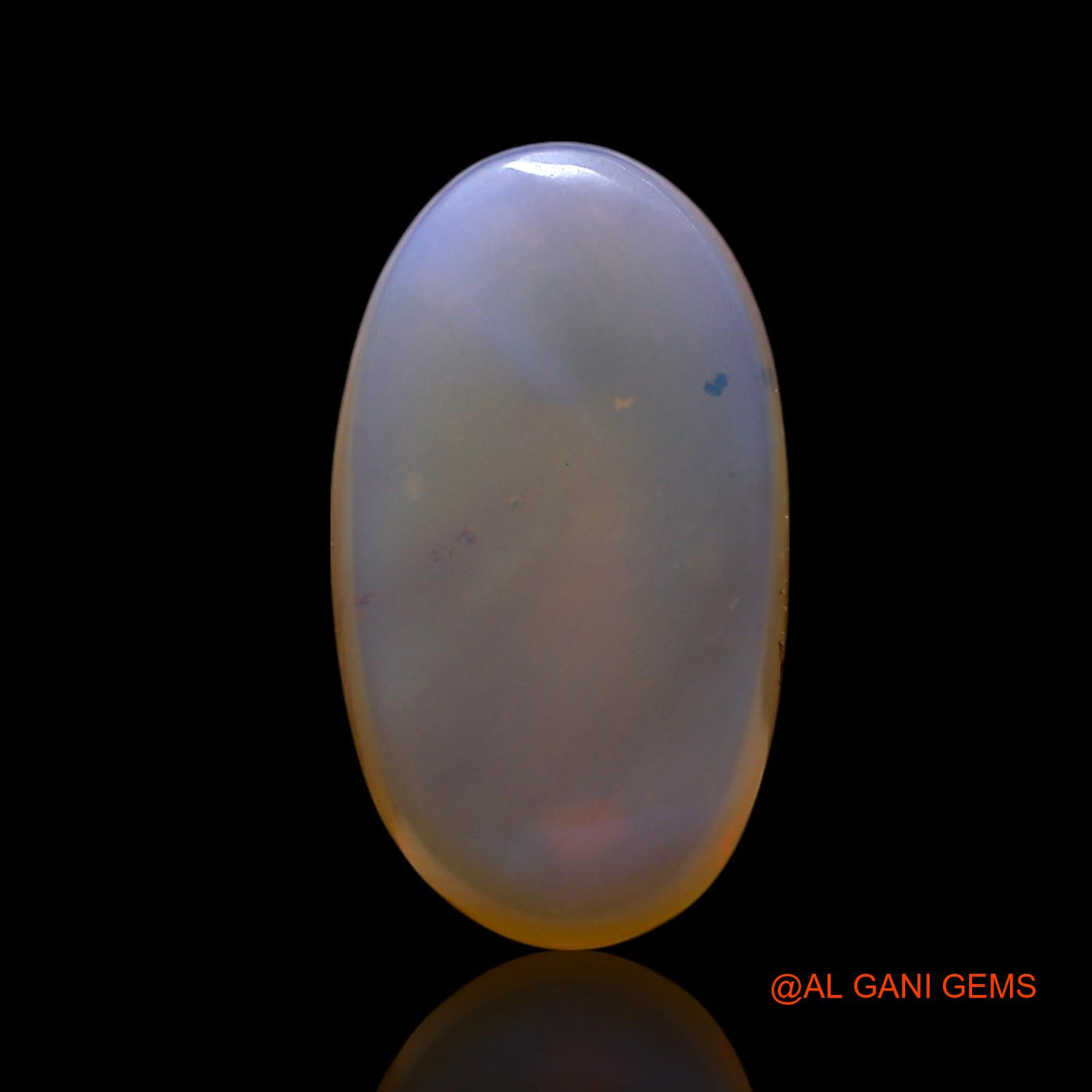 Natural Untreated Fire Opal Loose Gemstone Oval Cabochon From Australia 5.00 Cts 15x8x5 mm AG-633