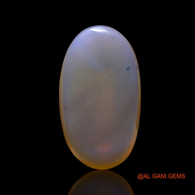Natural Untreated Fire Opal Loose Gemstone Oval Cabochon From Australia 5.00 Cts 15x8x5 mm AG-633