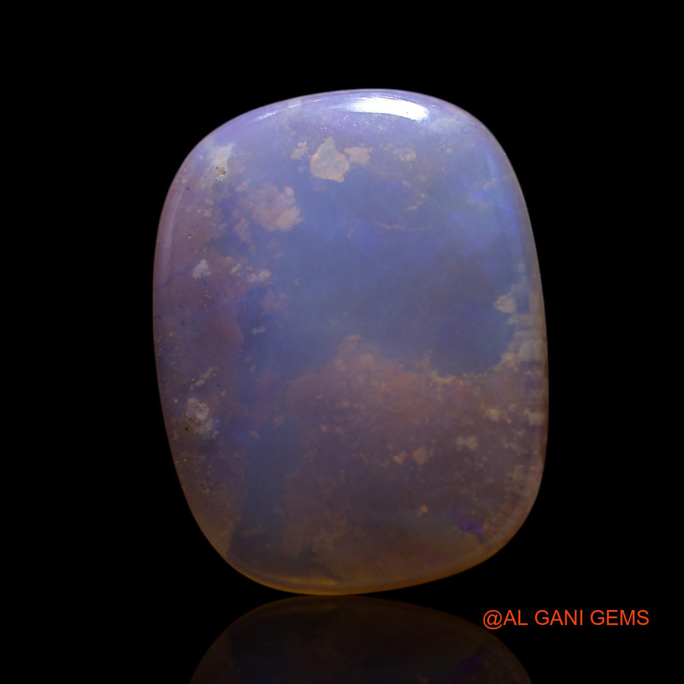 Natural Fire Opal Gemstone 3.00 Cts Loose Oval Cabochon From Australia 14x11x3 mm AG-634
