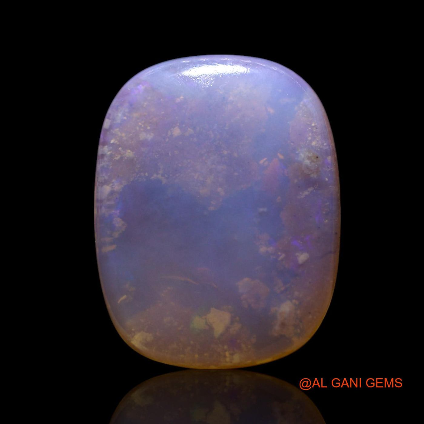 Natural Fire Opal Gemstone 3.00 Cts Loose Oval Cabochon From Australia 14x11x3 mm AG-634