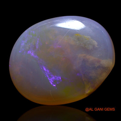 4.00 Cts Natural Australian Fire Opal Loose Gemstone Oval Cabochon 13x11x3 mm AG-635