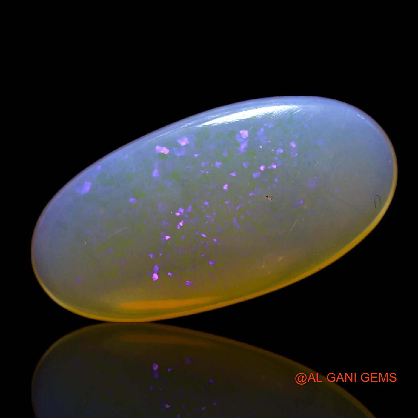 3.00 Cts Natural Australian Fire Opal Loose Gemstone Oval Cabochon 16x8x3 mm AG-636