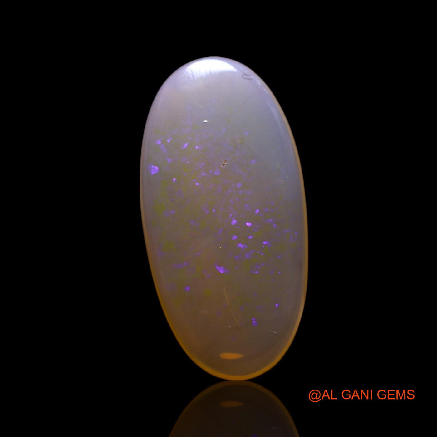 3.00 Cts Natural Australian Fire Opal Loose Gemstone Oval Cabochon 16x8x3 mm AG-636