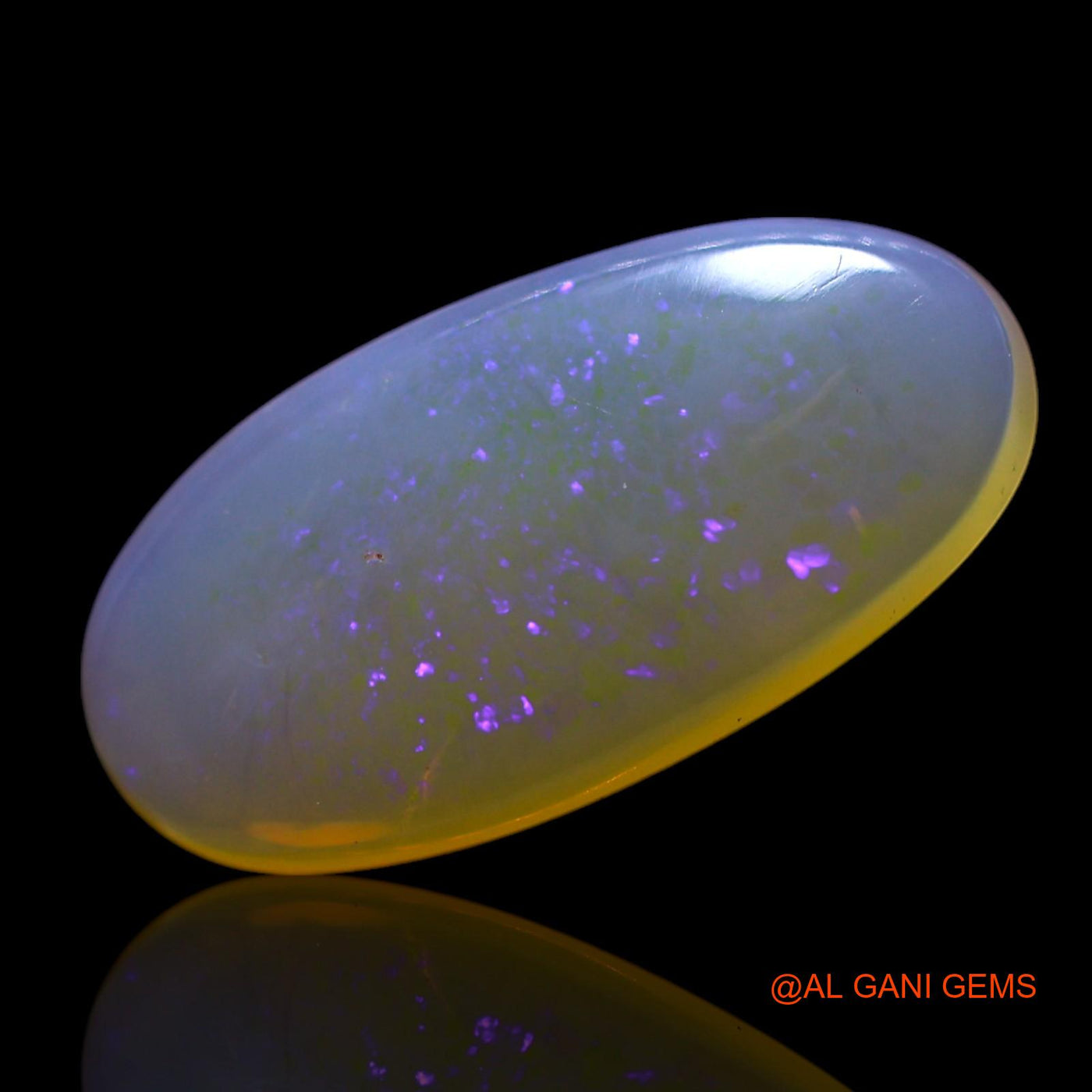 3.00 Cts Natural Australian Fire Opal Loose Gemstone Oval Cabochon 16x8x3 mm AG-636