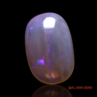 Natural Fire Opal Gemstone 2.00 Cts Loose Oval Cabochon From Australia 14x9x3 mm AG-637