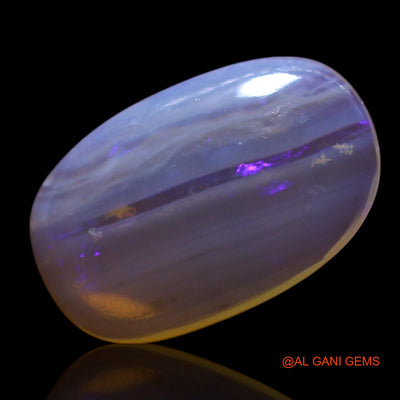 Natural Fire Opal Gemstone 2.00 Cts Loose Oval Cabochon From Australia 14x9x3 mm AG-637