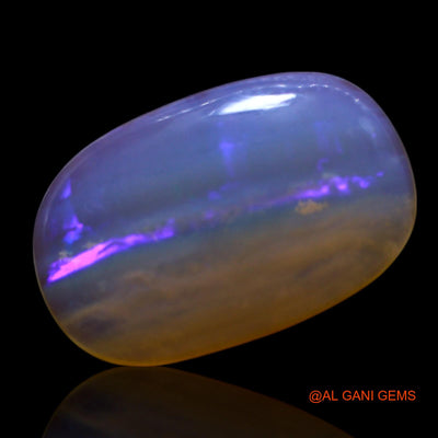 Natural Fire Opal Gemstone 2.00 Cts Loose Oval Cabochon From Australia 14x9x3 mm AG-637