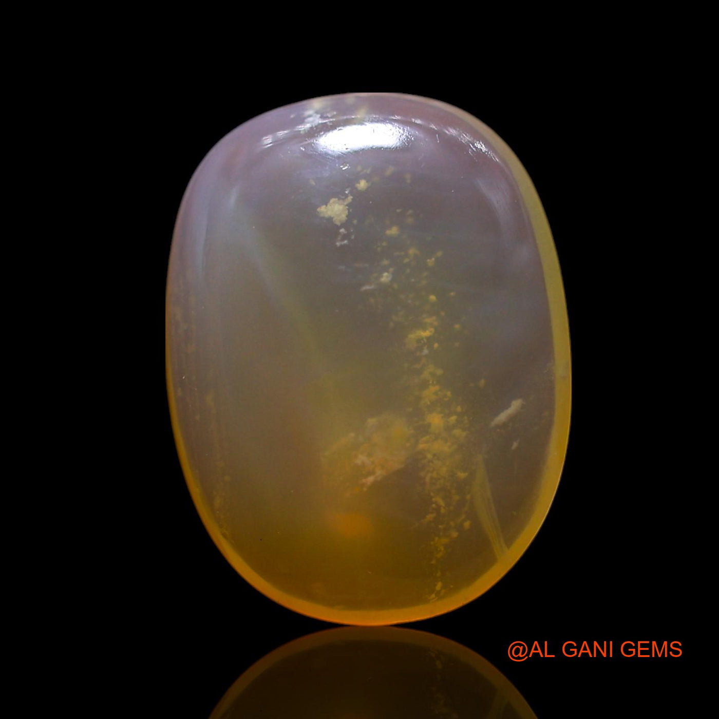 Natural Fire Opal Gemstone 3.00 Cts Loose Oval Cabochon From Australia 13x10x4 mm AG-638