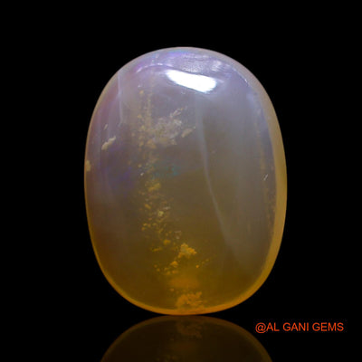 Natural Fire Opal Gemstone 3.00 Cts Loose Oval Cabochon From Australia 13x10x4 mm AG-638