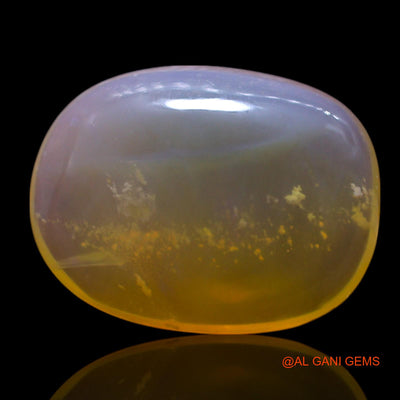 Natural Fire Opal Gemstone 3.00 Cts Loose Oval Cabochon From Australia 13x10x4 mm AG-638