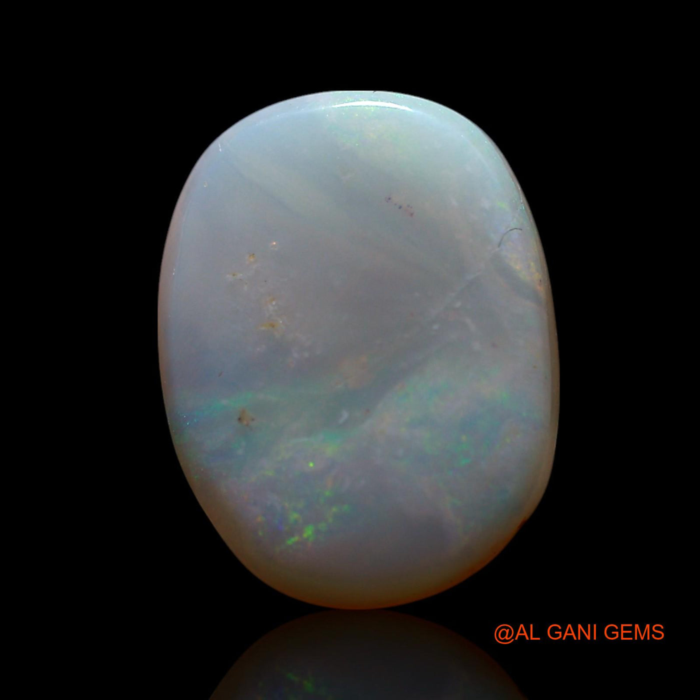 3.00 Cts Natural Australian Fire Opal Oval Cabochon Loose Gemstone For Jewelry 13x10x4 mm AG-639