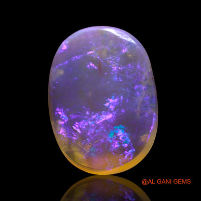 Natural Untreated Fire Opal Loose Gemstone Oval Cabochon From Australia 3.00 Cts 14x10x2 mm AG-641