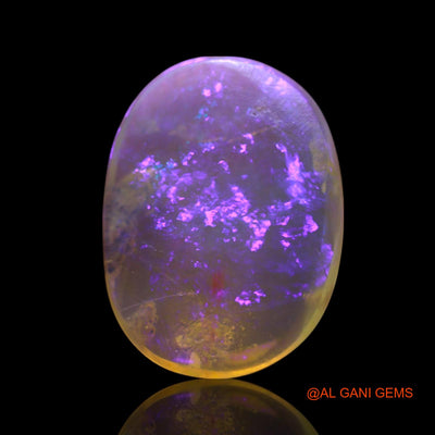 Natural Untreated Fire Opal Loose Gemstone Oval Cabochon From Australia 3.00 Cts 14x10x2 mm AG-641