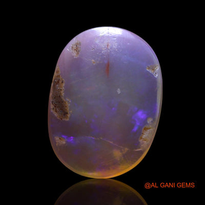 Natural Untreated Fire Opal Loose Gemstone Oval Cabochon From Australia 3.00 Cts 14x10x2 mm AG-641