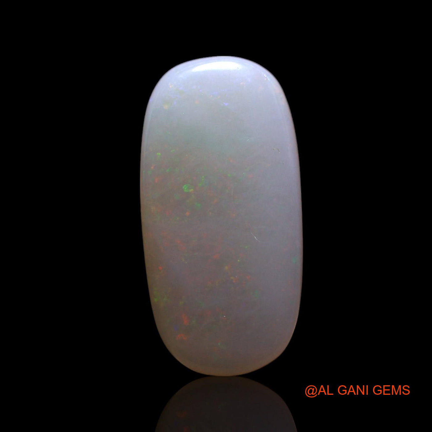 2.00 Cts Unheated Australian Fire Opal Loose Gemstone Oval Cabochon Natural 15x8x2 mm AG-642