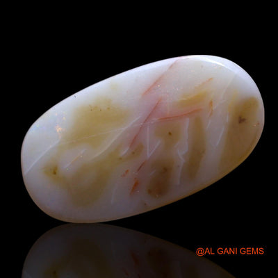 2.00 Cts Natural Australian Fire Opal Oval Cabochon Loose Gemstone For Jewelry 16x9x2 mm AG-643