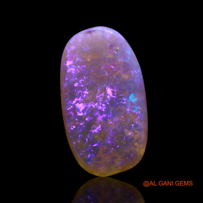 2.00 Cts Natural Australian Fire Opal Loose Gemstone Oval Cabochon 15x8x2 mm AG-644