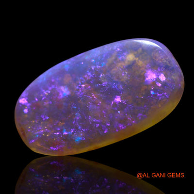 2.00 Cts Natural Australian Fire Opal Loose Gemstone Oval Cabochon 15x8x2 mm AG-644
